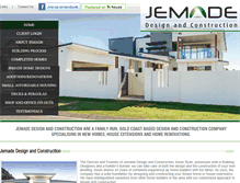 Tablet Screenshot of jemade.com.au